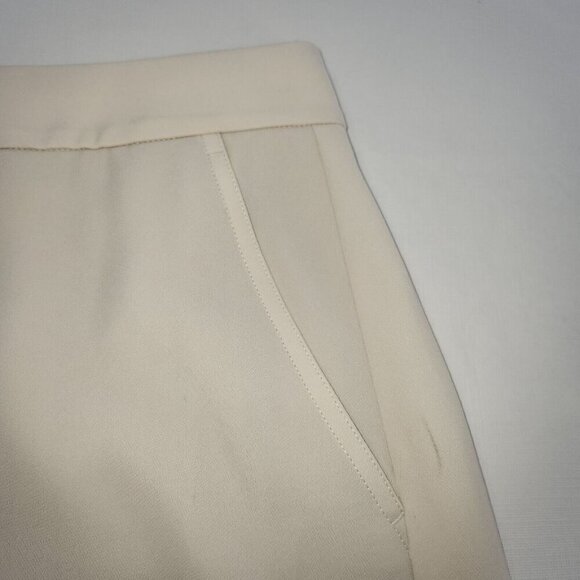 Vince. Womens Ivory Ankle Length Soft Tailored Trouser Dress Pants Size 22 - Picture 8 of 8